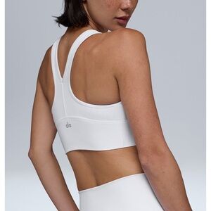 ALO Yoga Women's Classic White Sports Bra
